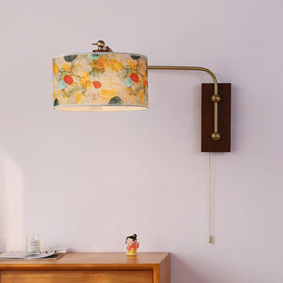 Linnea Patterned Fabric Sconce