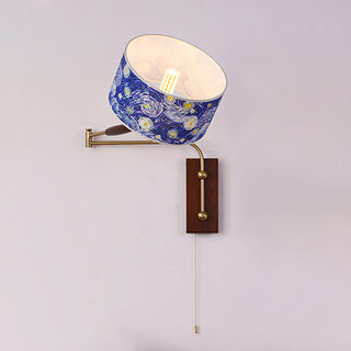 Linnea Patterned Fabric Sconce