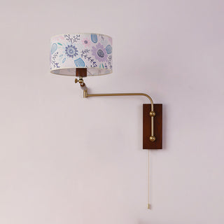 Linnea Patterned Fabric Sconce