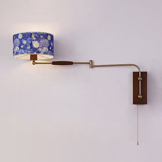 Linnea Patterned Fabric Sconce