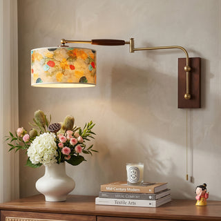 Linnea Patterned Fabric Sconce