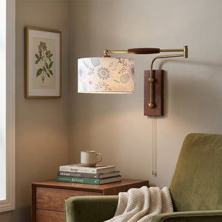 Linnea Patterned Fabric Sconce
