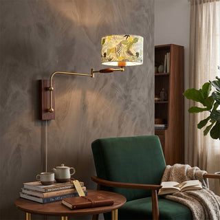 Linnea Patterned Fabric Sconce
