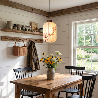 Linwood Fabric Lantern Pendant Lamp