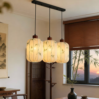 Linwood Fabric Lantern Pendant Lamp