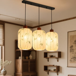 Linwood Fabric Lantern Pendant Lamp