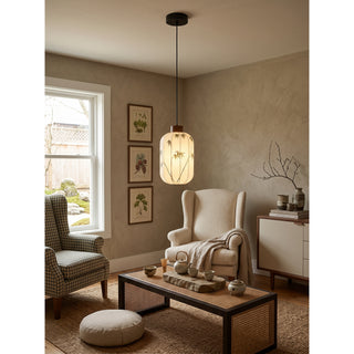 Linwood Fabric Lantern Pendant Lamp