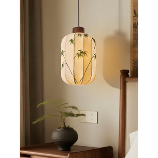 Linwood Fabric Lantern Pendant Lamp