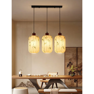 Linwood Fabric Lantern Pendant Lamp