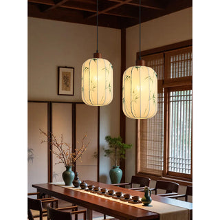 Linwood Fabric Lantern Pendant Lamp