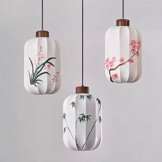 Linwood Fabric Lantern Pendant Lamp