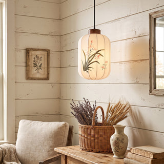 Linwood Fabric Lantern Pendant Lamp