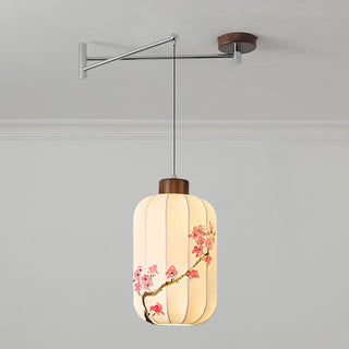 Linwood Fabric Swing Arm Pendant Lamp