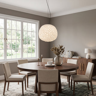 Lithic Cellular Glass Pendant Lamp