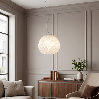 Lithic Cellular Glass Pendant Lamp