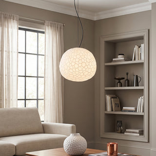 Lithic Cellular Glass Pendant Lamp