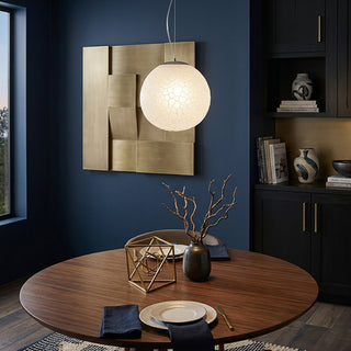 Lithic Cellular Glass Pendant Lamp
