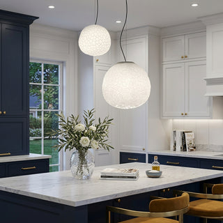 Lithic Cellular Glass Pendant Lamp