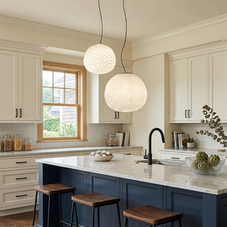 Lithic Cellular Glass Pendant Lamp