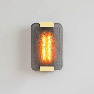 Lithos Textured Resin Sconce
