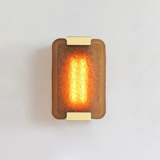 Lithos Textured Resin Sconce