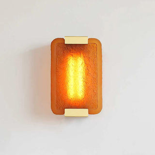 Lithos Textured Resin Sconce