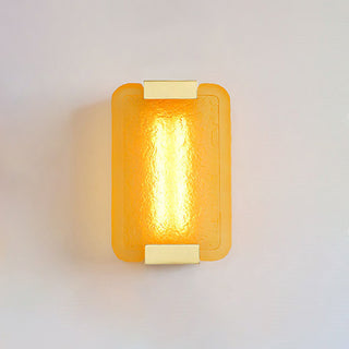 Lithos Textured Resin Sconce