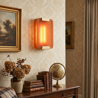 Lithos Textured Resin Sconce