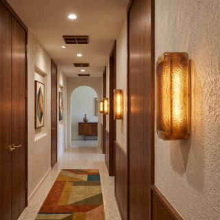 Lithos Textured Resin Sconce