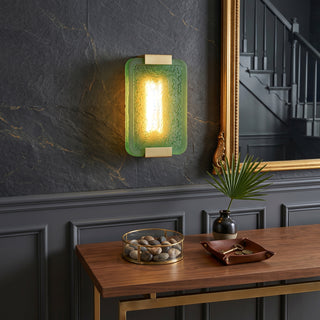 Lithos Textured Resin Sconce