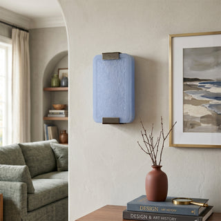 Lithos Textured Resin Sconce