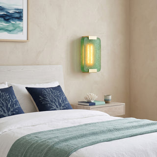 Lithos Textured Resin Sconce
