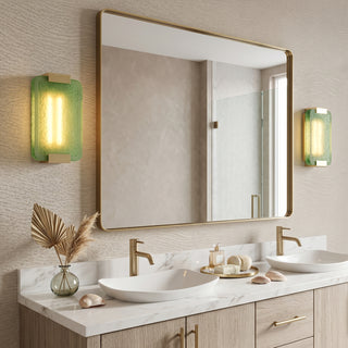 Lithos Textured Resin Sconce