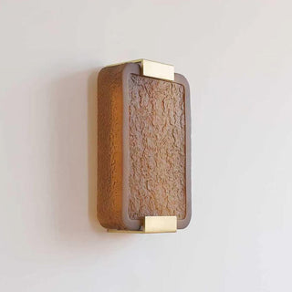 Lithos Textured Resin Sconce