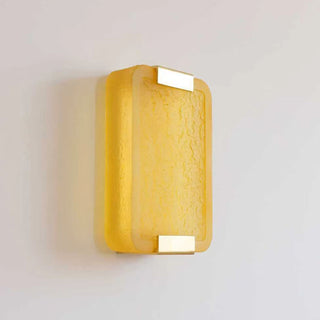 Lithos Textured Resin Sconce