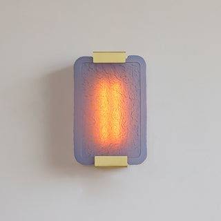 Lithos Textured Resin Sconce