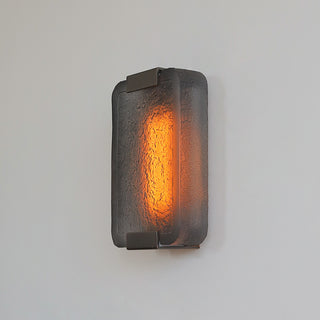 Lithos Textured Resin Sconce