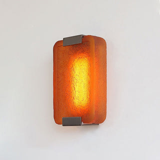 Lithos Textured Resin Sconce