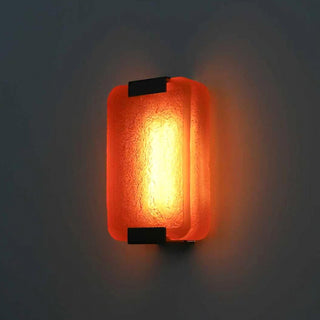 Lithos Textured Resin Sconce