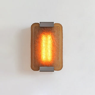 Lithos Textured Resin Sconce