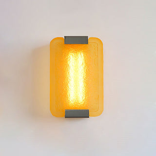 Lithos Textured Resin Sconce