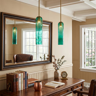 Long Tube Glass Pendant Lamp