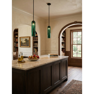 Long Tube Glass Pendant Lamp