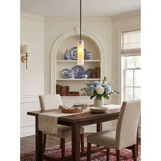 Long Tube Glass Pendant Lamp
