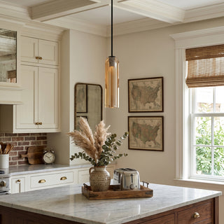 Long Tube Glass Pendant Lamp