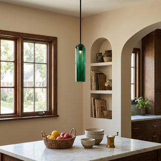 Long Tube Glass Pendant Lamp