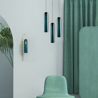 Long Tube Glass Pendant Lamp