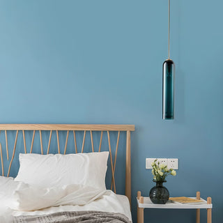Long Tube Glass Pendant Lamp