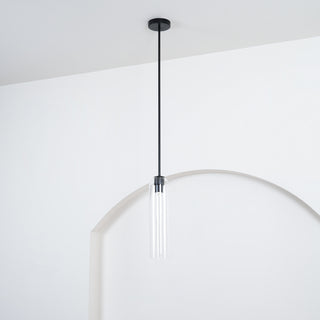 Long Tube Glass Pendant Lamp
