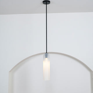 Long Tube Glass Pendant Lamp
